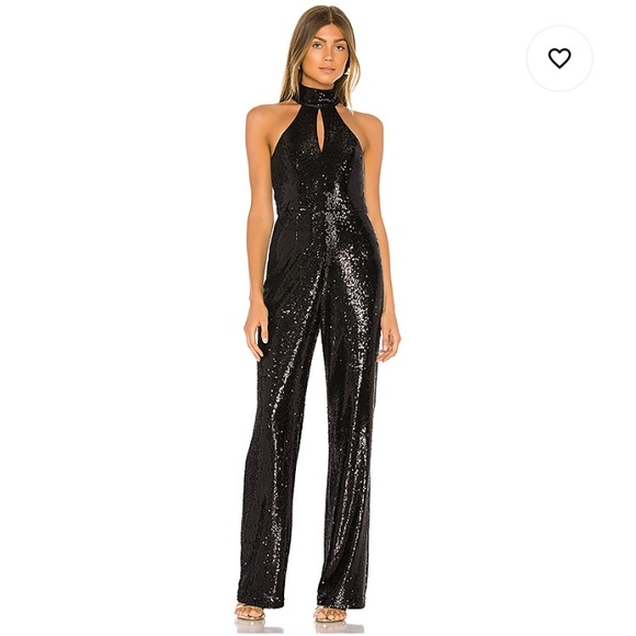 Cinq a Sept- ‘Shelby’ Black Sequin Pantsuit - Picture 6 of 15